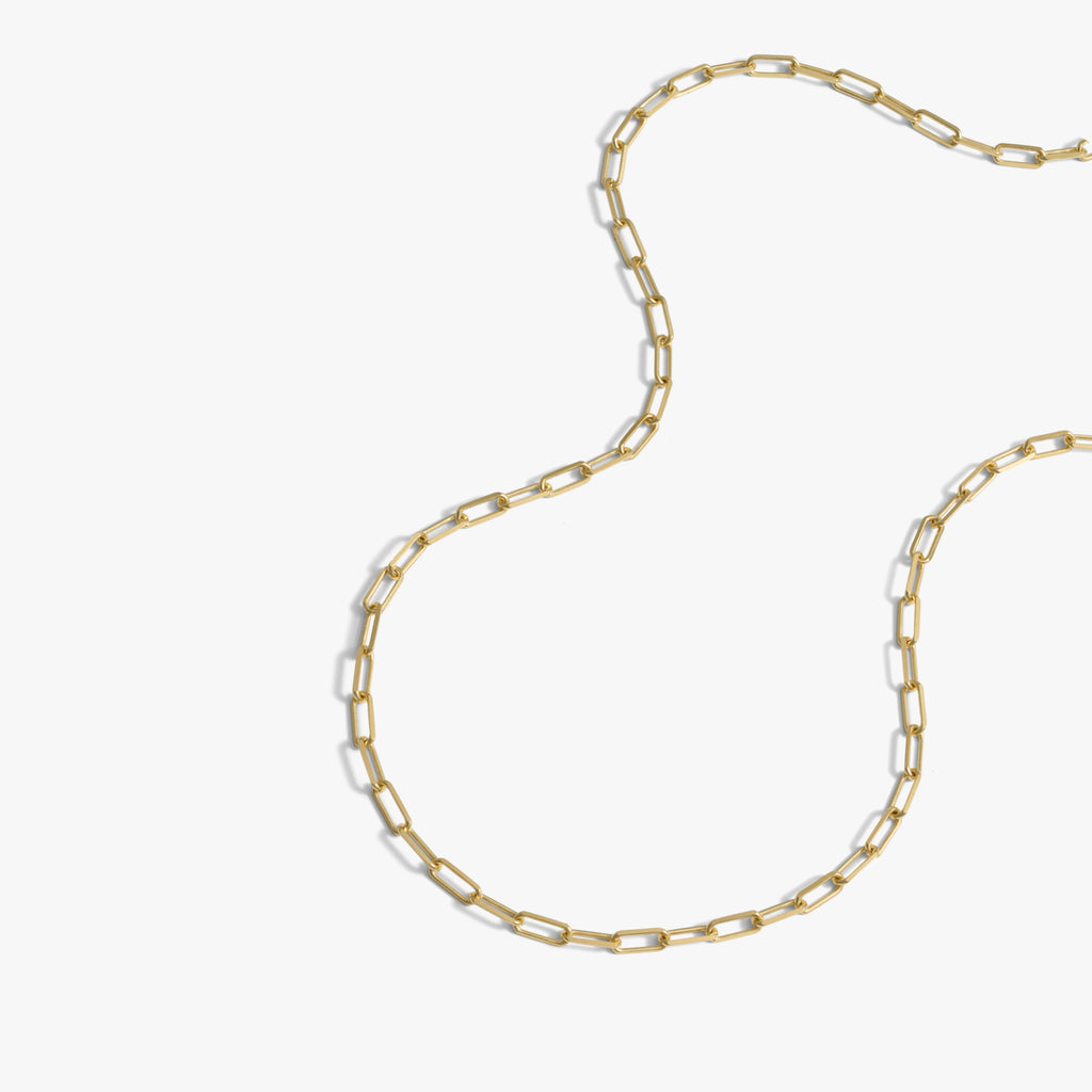 Awe Inspired Necklaces Mini Paperclip Chain Necklace