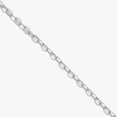 Awe Inspired Necklaces 925 Sterling Silver / 16''-18'' / Mini Paperclip Chain Mini Paperclip Chain Necklace