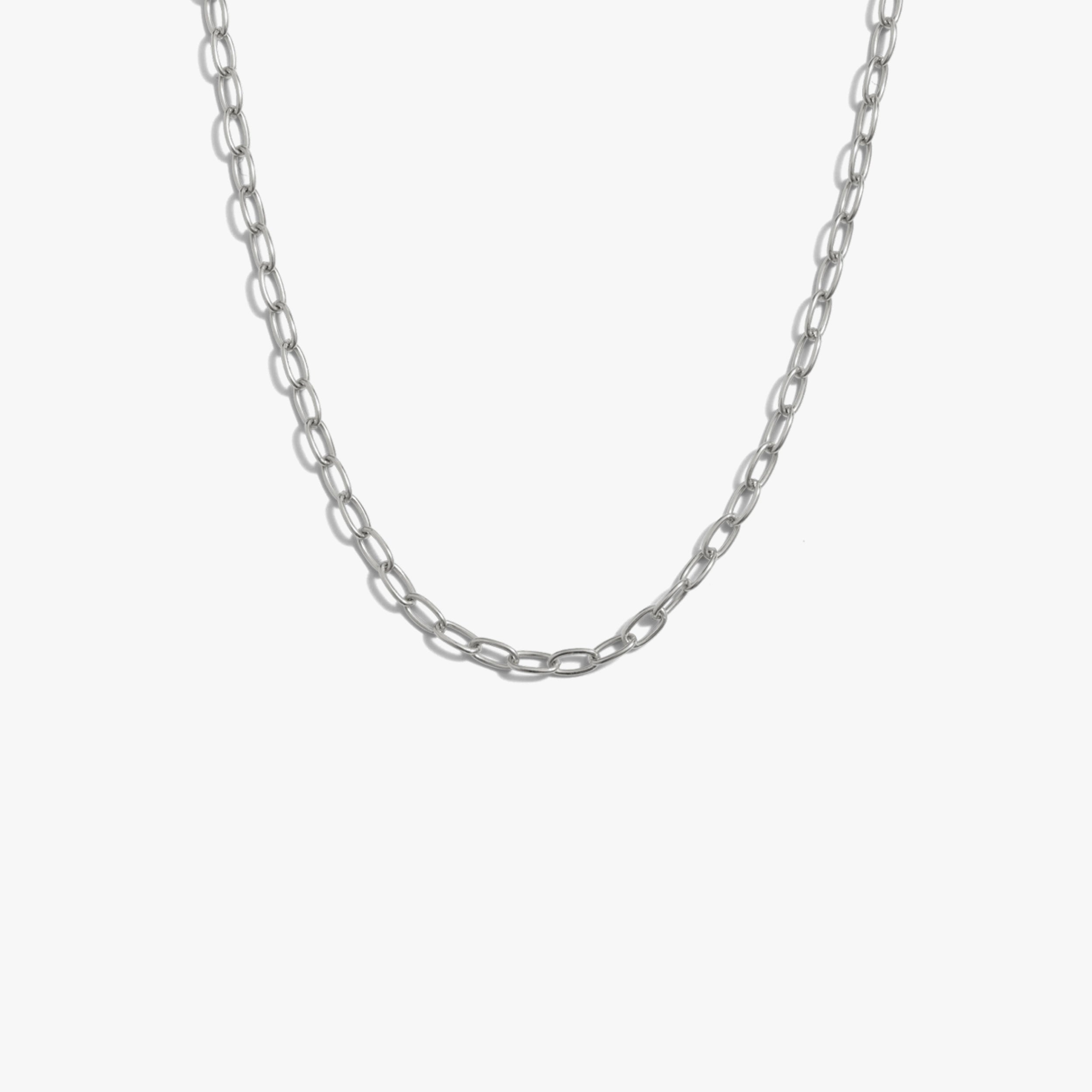 Awe Inspired Necklaces Mini Paperclip Chain Necklace