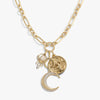 Awe Inspired Necklaces 14K Yellow Gold Vermeil Dark Fairy Charm Necklace