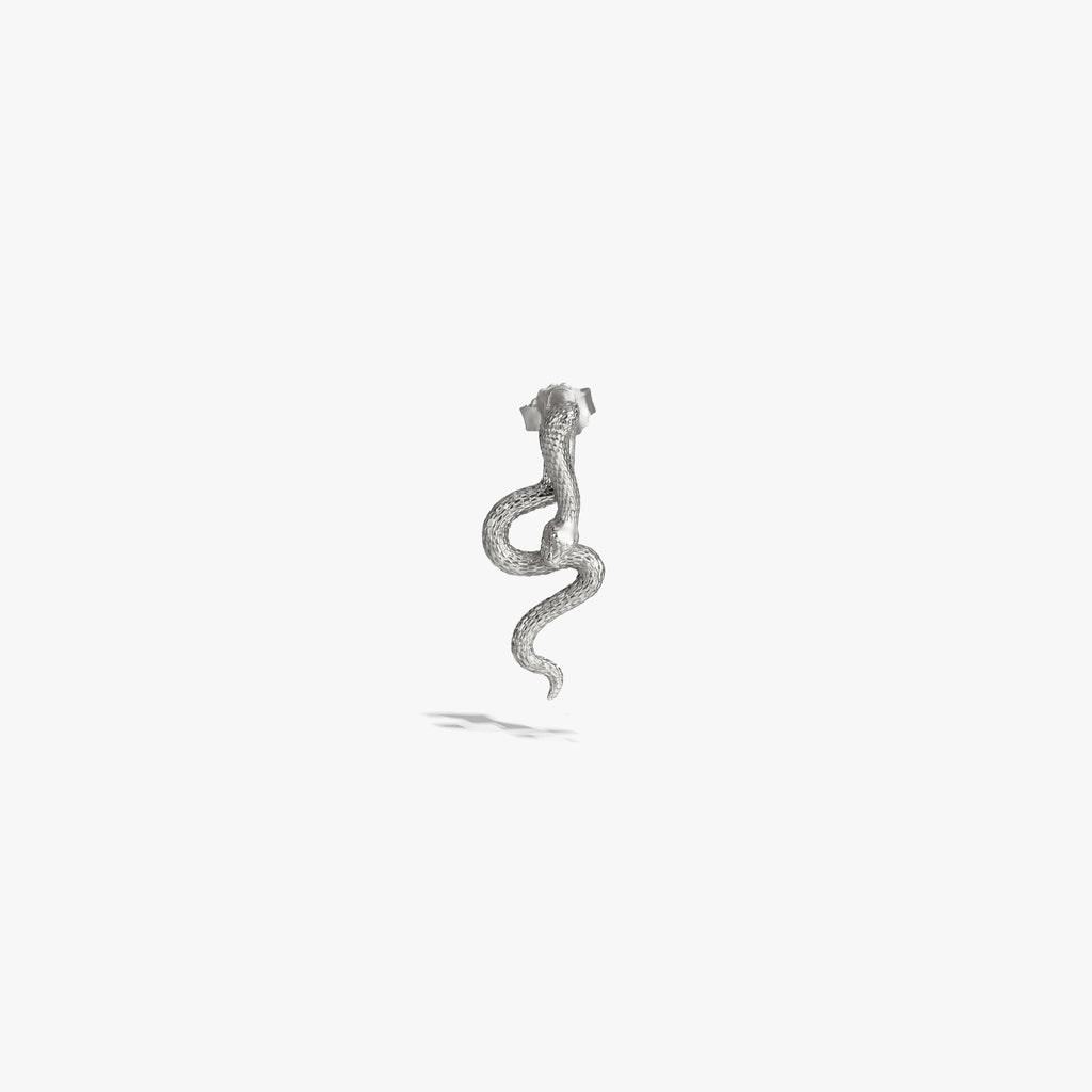 Awe Inspired Earrings 925 Sterling Silver / Single Mystic Serpent Cascade Earrings