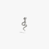 Awe Inspired Earrings 925 Sterling Silver / Single Mystic Serpent Cascade Earrings