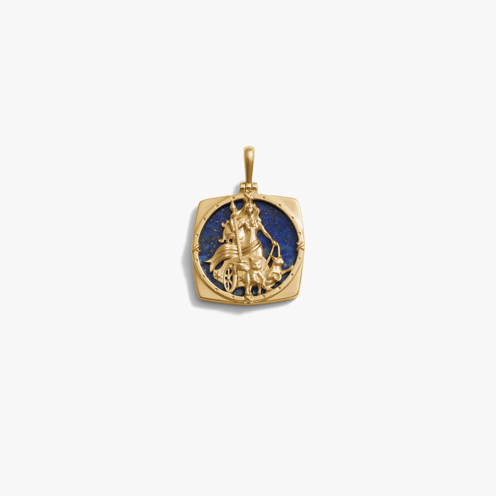 Awe Inspired Pendants 14K Gold Vermeil / Blue Lapis Special Edition Freya Pendant