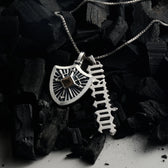Awe Inspired Pendants Gemstone Shield Pendant