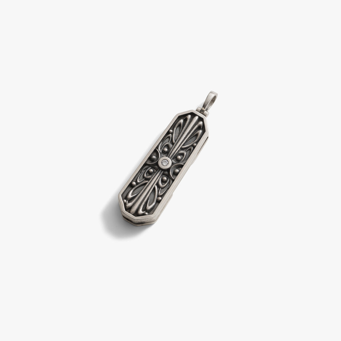 Awe Inspired Pendants 925 Sterling Silver Triple Moon Pocket Knife Pendant