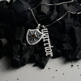 Awe Inspired Pendants Warrior Nameplate Pendant