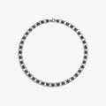 Awe Inspired Necklaces Oxidized 925 Sterling Silver / 15'' Cross Link Chain Necklace