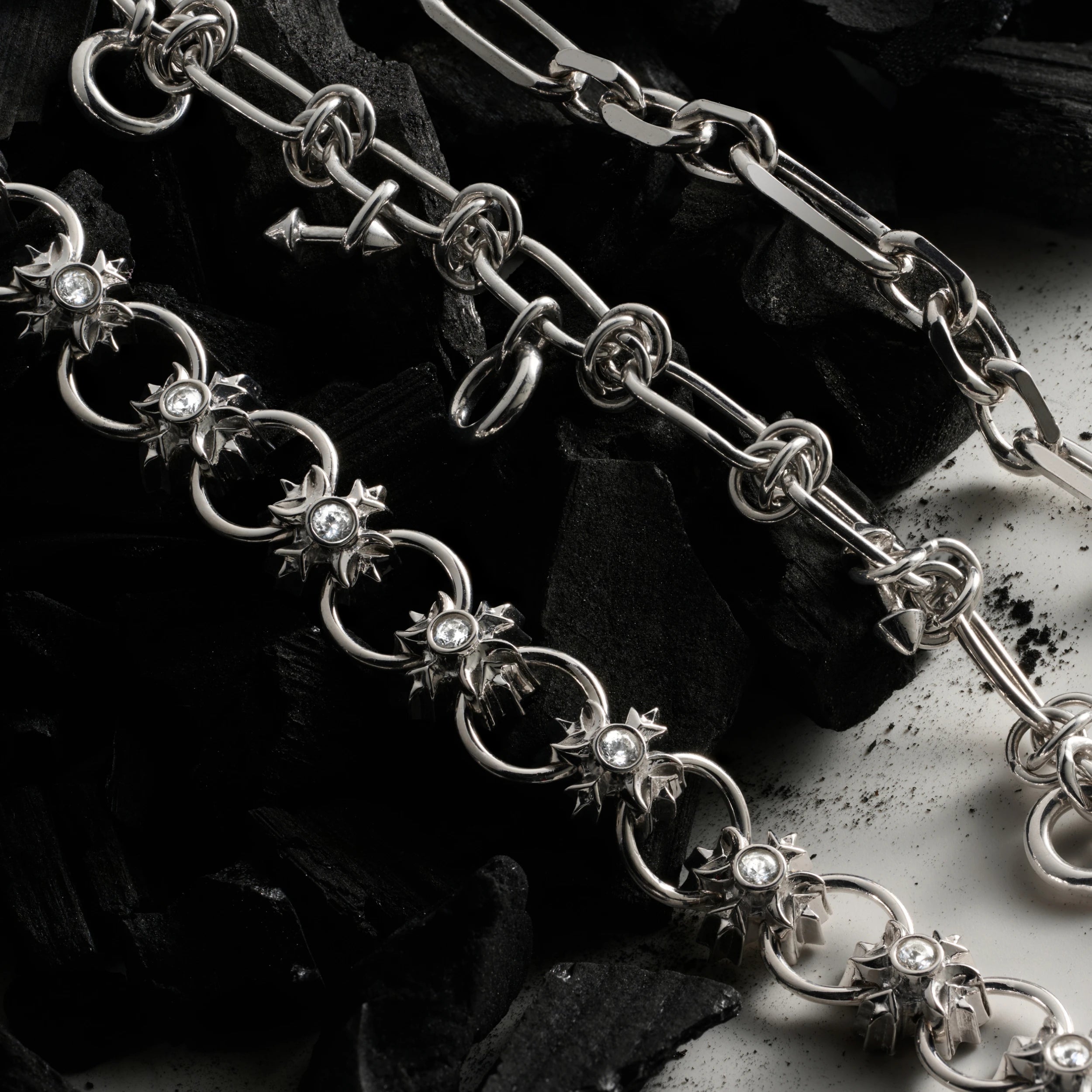Awe Inspired Necklaces 925 Sterling Silver Long Collector Necklace
