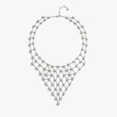 Awe Inspired Necklaces Oxidized 925 Sterling Silver Triple Moon Connector Bib