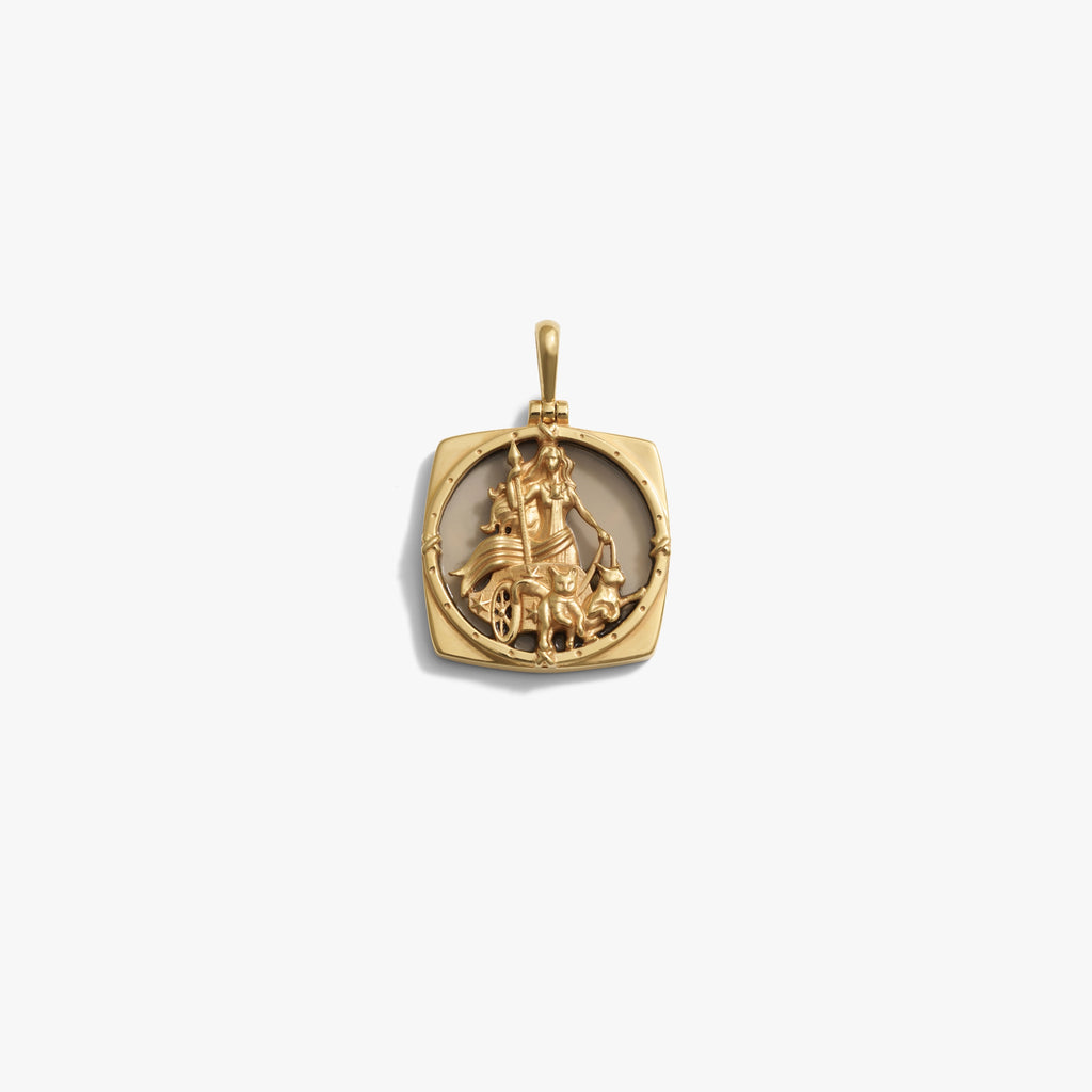 Awe Inspired Pendants 14K Gold Vermeil / Smoky Quartz Special Edition Freya Pendant
