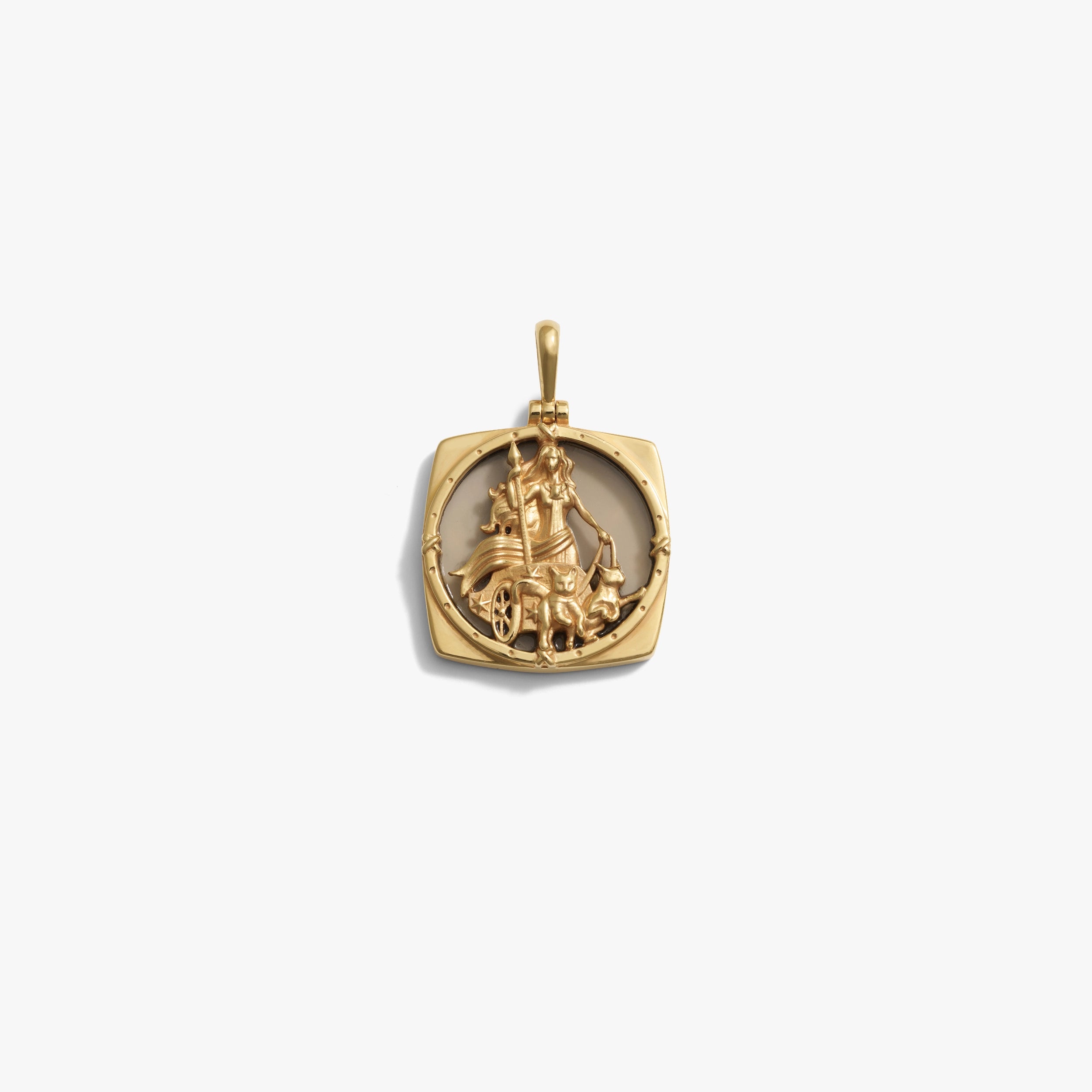 Awe Inspired Pendants 14K Gold Vermeil / Smoky Quartz Special Edition Freya Pendant