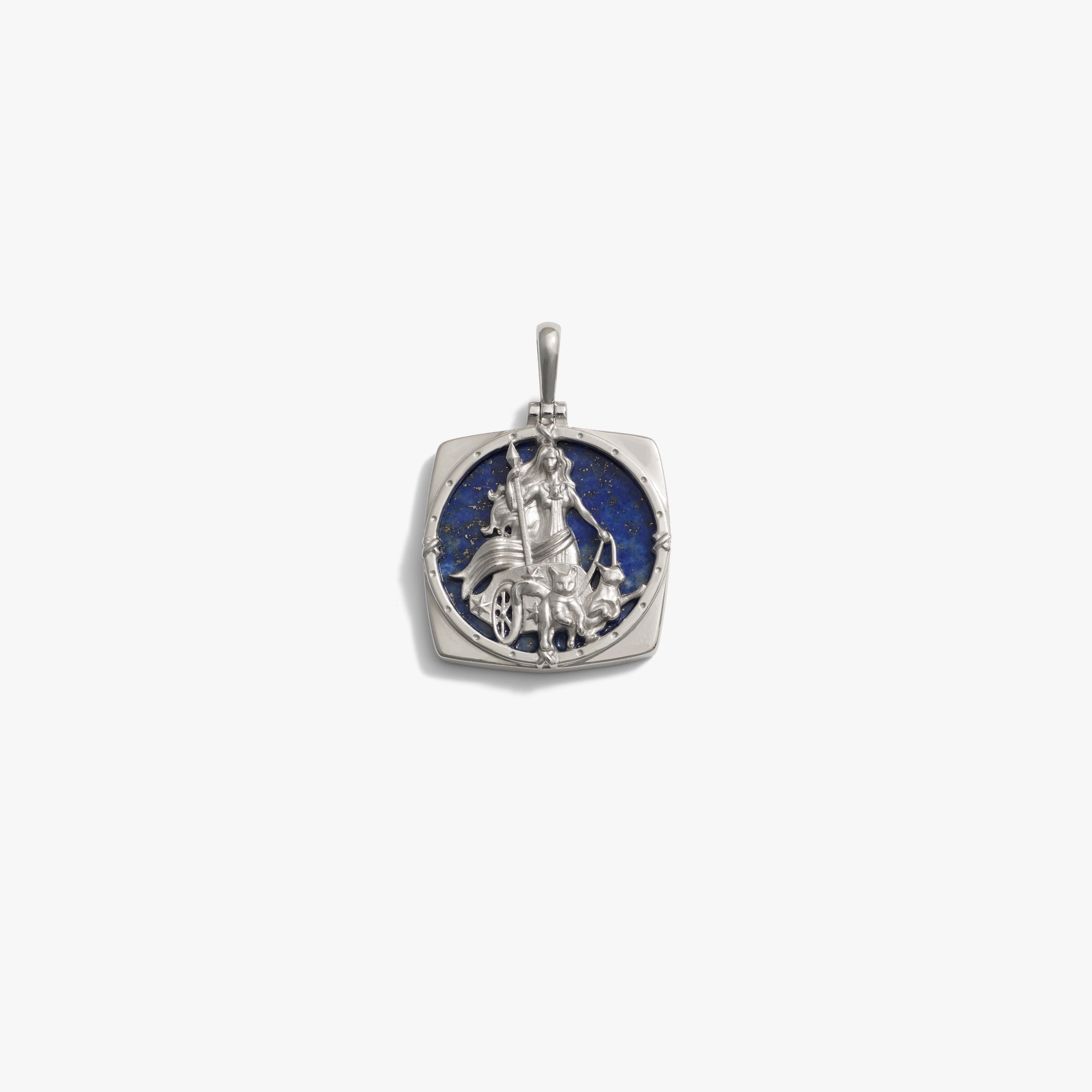 Awe Inspired Pendants 925 Sterling Silver / Blue Lapis Special Edition Freya Pendant