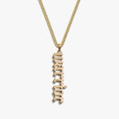 Awe Inspired Necklaces 14K Gold Vermeil / 16-18'' Warrior Nameplate Necklace