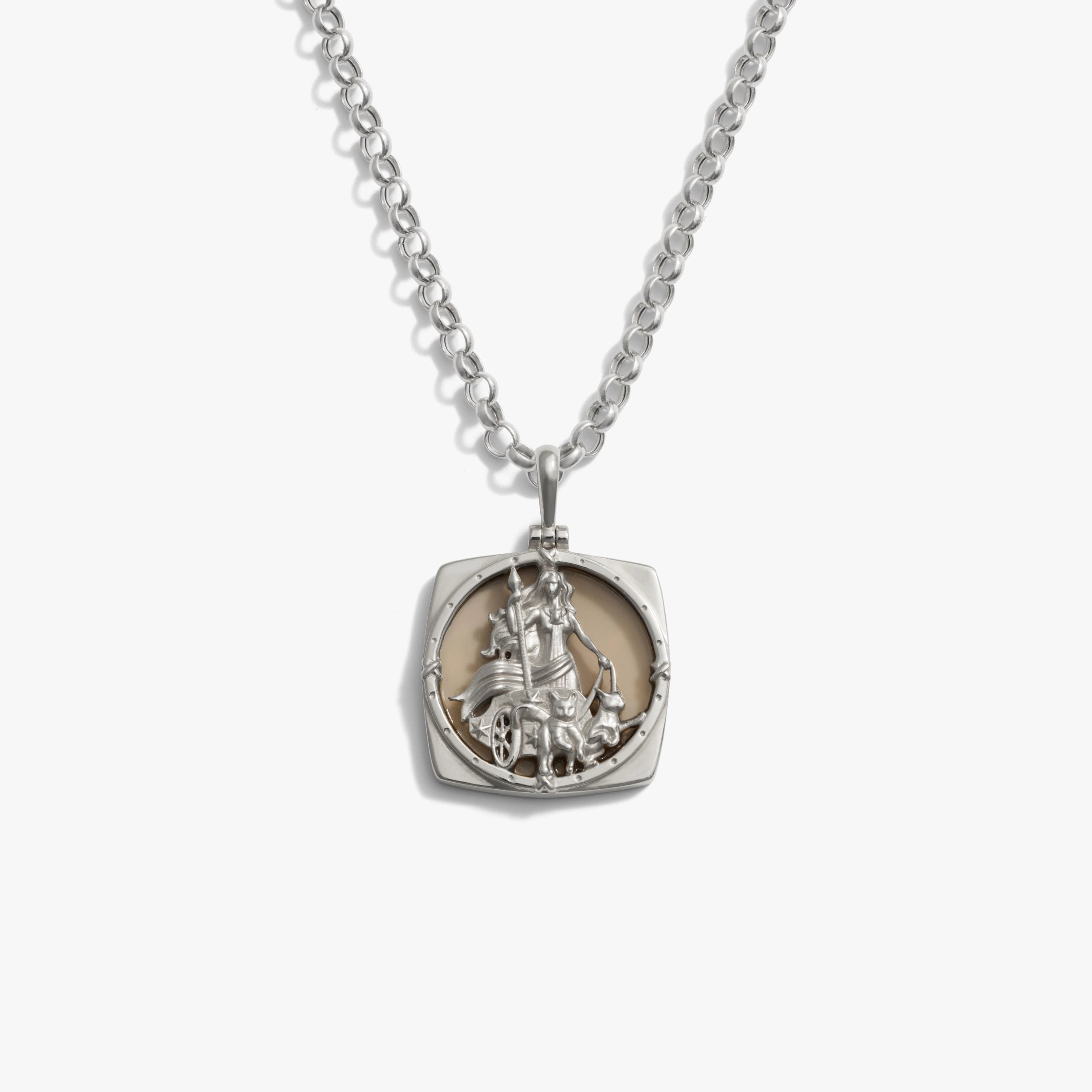 Awe Inspired Necklaces 925 Sterling Silver / Smoky Quartz / 18'' Special Edition Freya Necklace