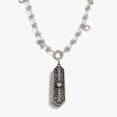 Awe Inspired Necklaces 925 Sterling Silver Triple Moon Knife Necklace