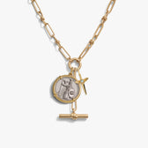 Awe Inspired Necklaces 14K Gold Vermeil Athena's Dagger Charm Lariat