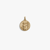 Awe Inspired Pendants 14K Gold Vermeil / Joan of Arc Real-Life Goddess Pendant