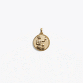 Awe Inspired Pendants 14K Gold Vermeil / Marie Curie Real-Life Goddess Pendant