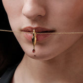 Awe Inspired Necklaces Blood Ritual Vial Necklace