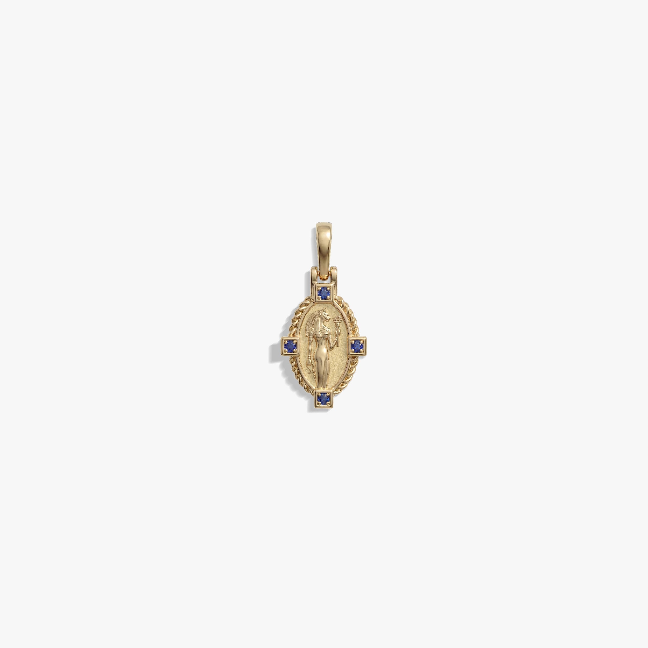 Awe Inspired Pendants Sekhmet & Bastet Dual Goddess Pendant