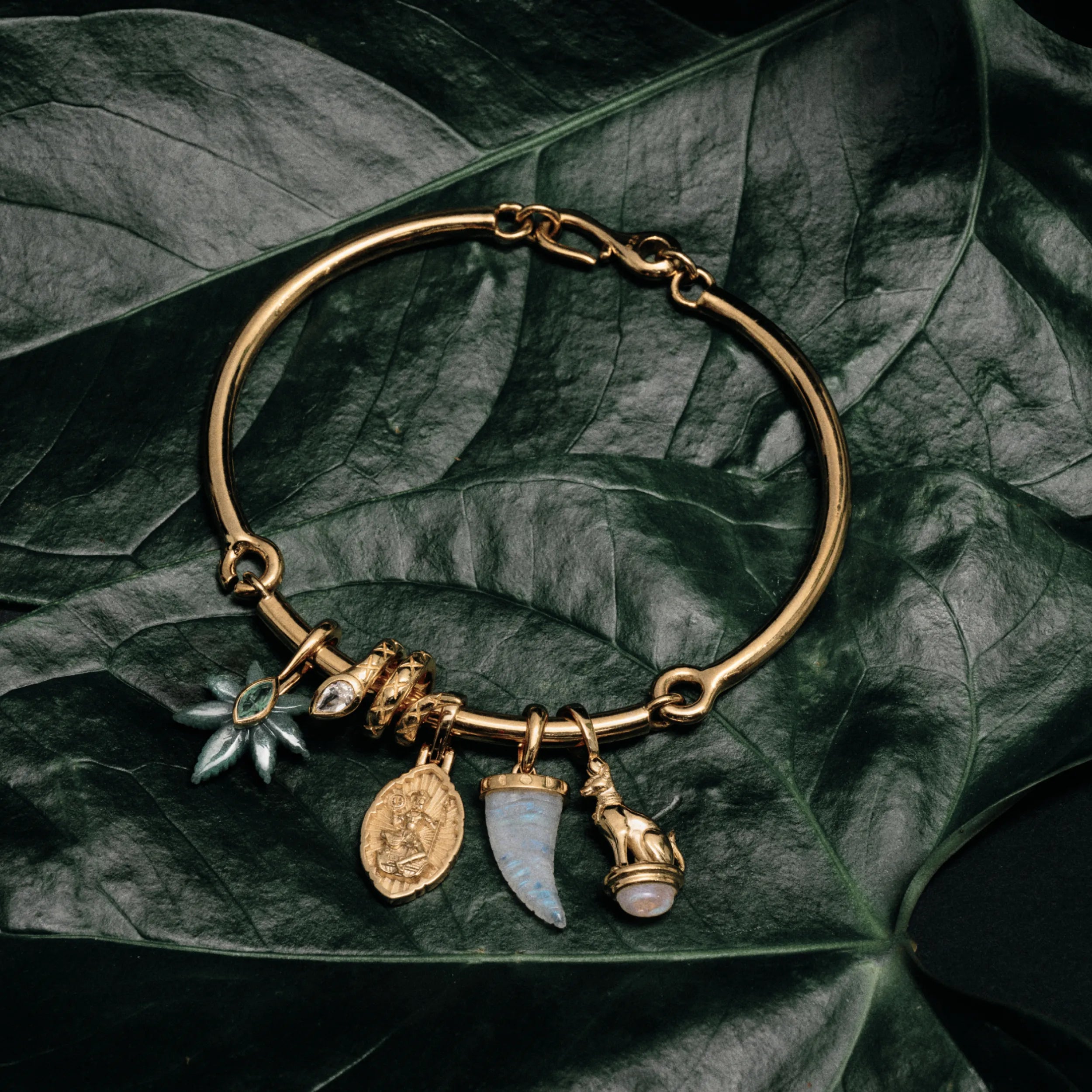 Awe Inspired Pendants Jade & Emerald Plant Wisdom Pendant