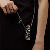 Awe Inspired Tools Silver Plated Brass Sterling Plated Crossbody Chain