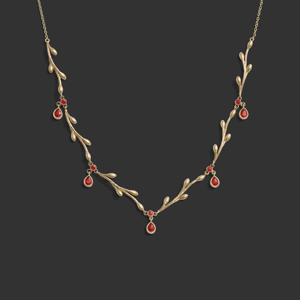 Awe Inspired Necklaces 14K Yellow Gold 14K Persephone Vine Necklace