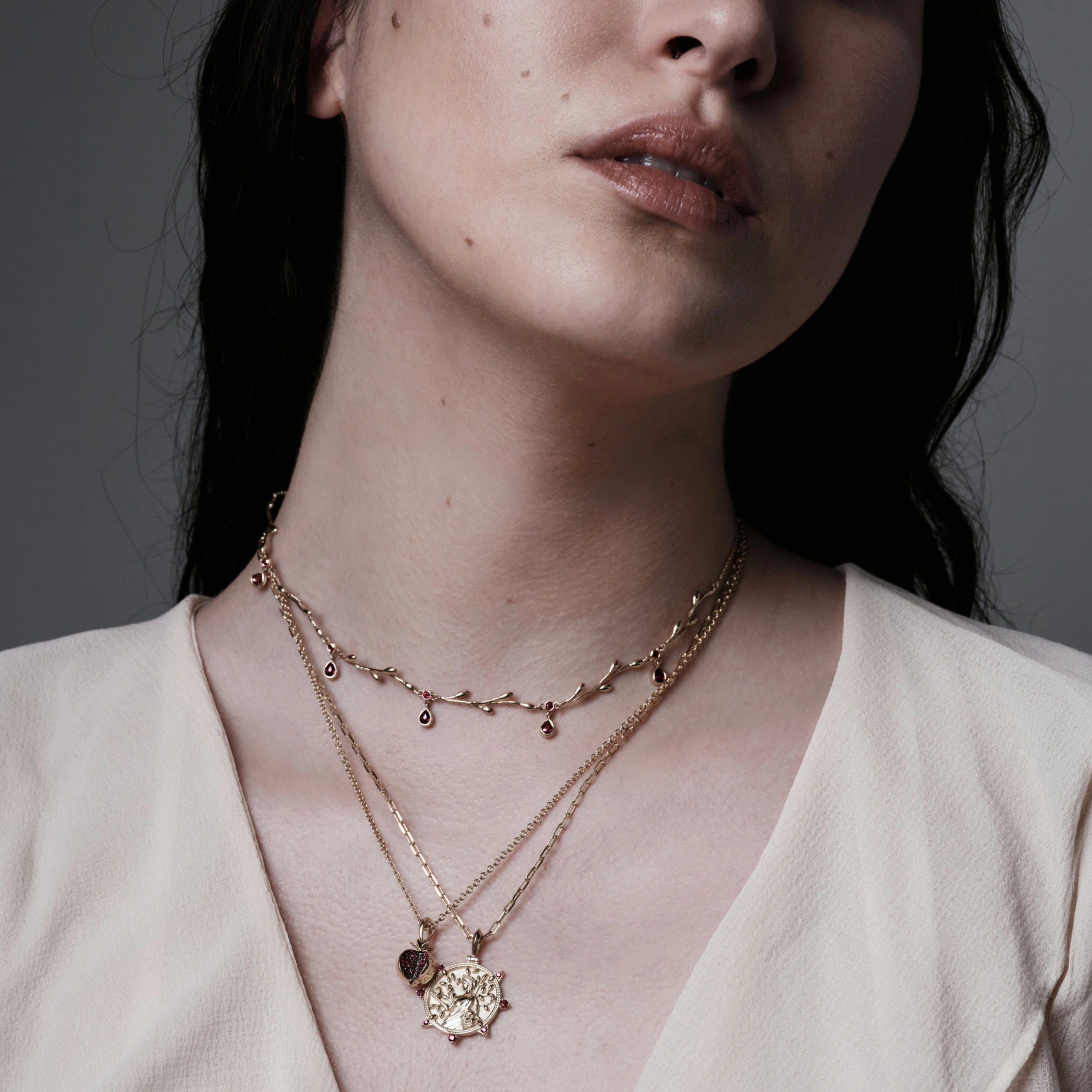 Awe Inspired Pendants Ruby Persephone Pendant