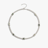 Awe Inspired Necklaces 925 Sterling Silver Gemstone Future Artifact Necklace