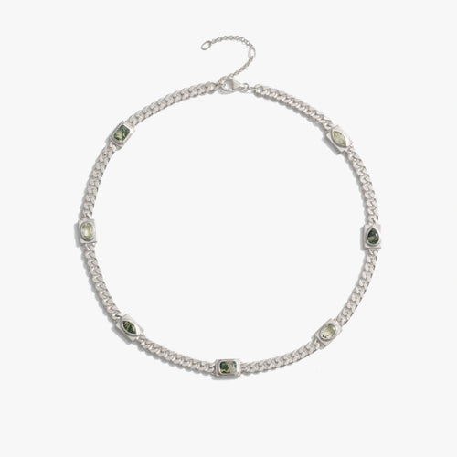 Awe Inspired Necklaces 925 Sterling Silver Gemstone Future Artifact Necklace