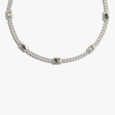 Awe Inspired Necklaces 925 Sterling Silver Gemstone Future Artifact Necklace