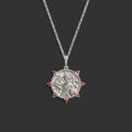 Awe Inspired Necklaces 14K White Gold / 16" Ruby Persephone Necklace