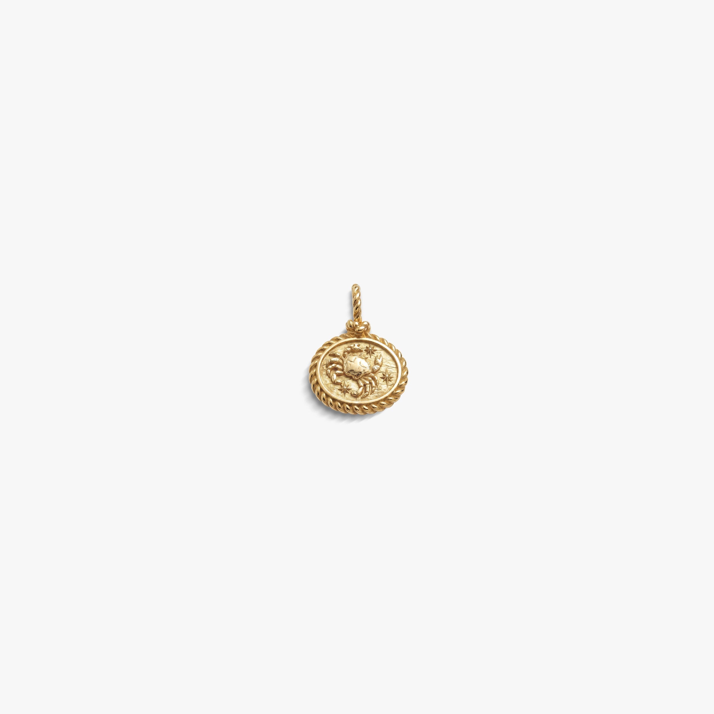 Awe Inspired Pendants 14K Gold Vermeil / Cancer ZODIAC Redo