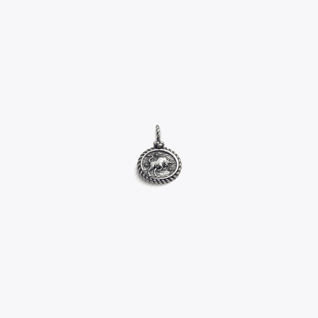 Awe Inspired Pendants 925 Sterling Silver / Taurus Gemstone Zodiac Pendant