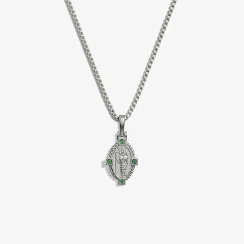 Awe Inspired Necklaces 925 Sterling Silver / 16'' - 18'' Sekhmet & Bastet Dual Goddess Necklace