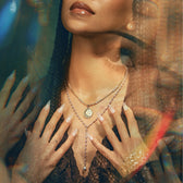 Awe Inspired Necklaces Aquamarine ALLEL Baguette Necklace