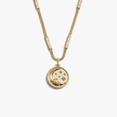 Awe Inspired Necklaces 14K Gold Vermeil Aquamarine ALLEL Baguette Necklace