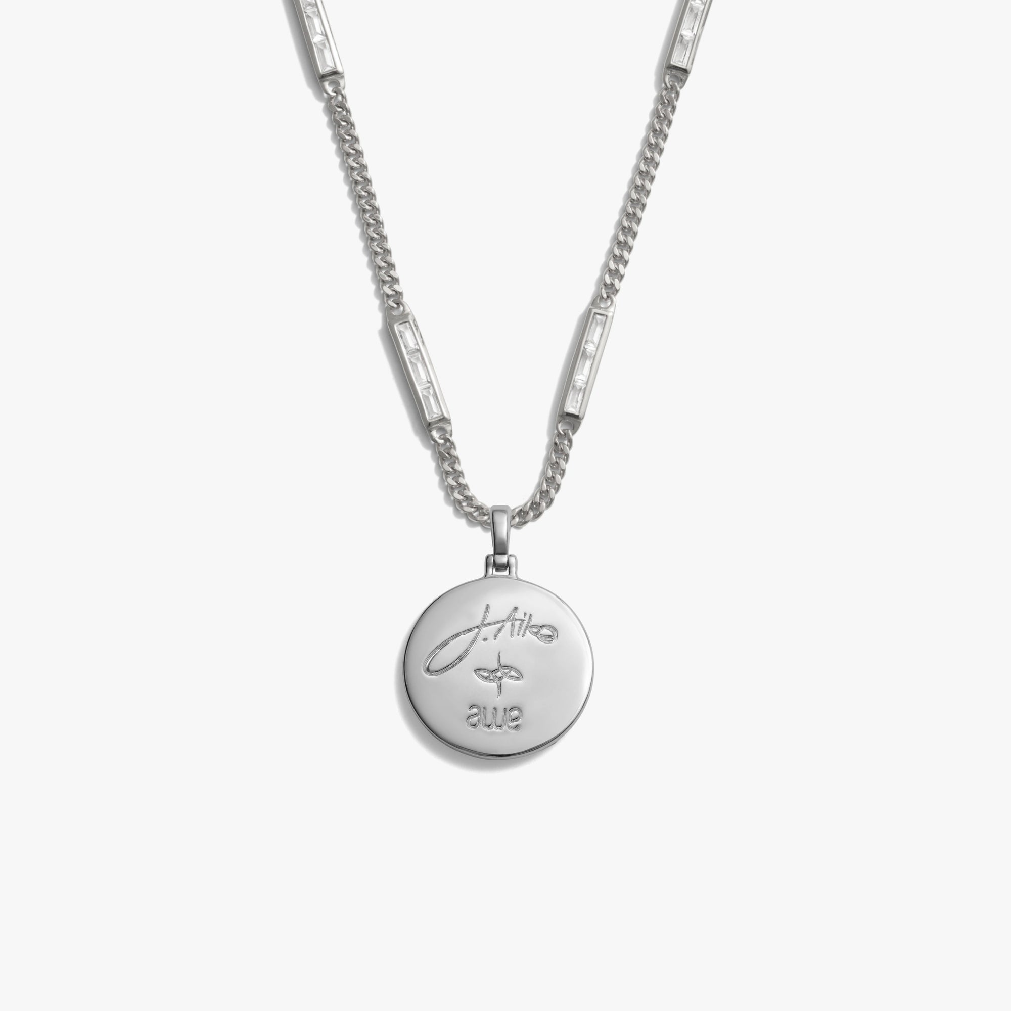 Awe Inspired Necklaces Aquamarine ALLEL Baguette Necklace