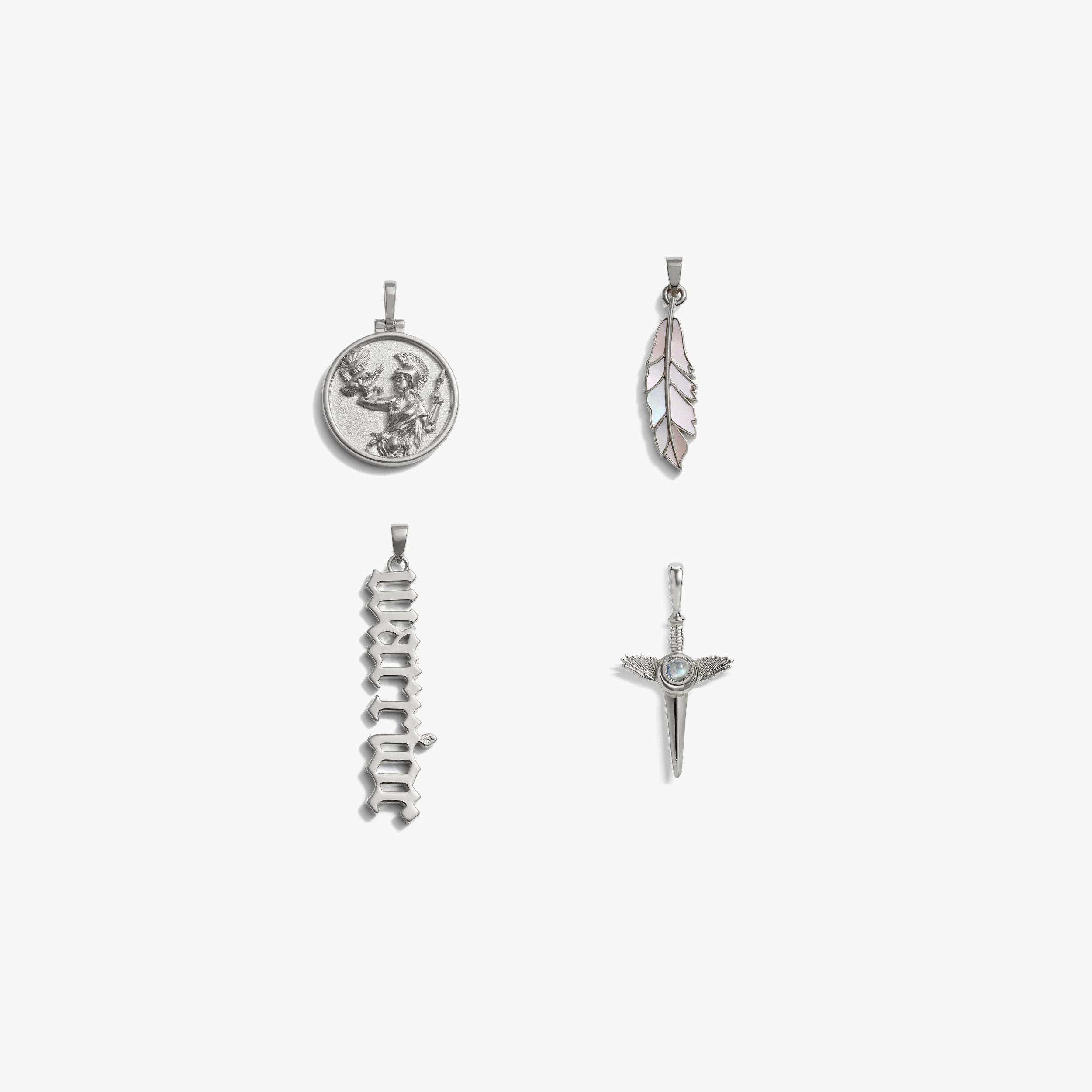 Awe Inspired Pendants 925 Sterling Silver Athena Charm Kit