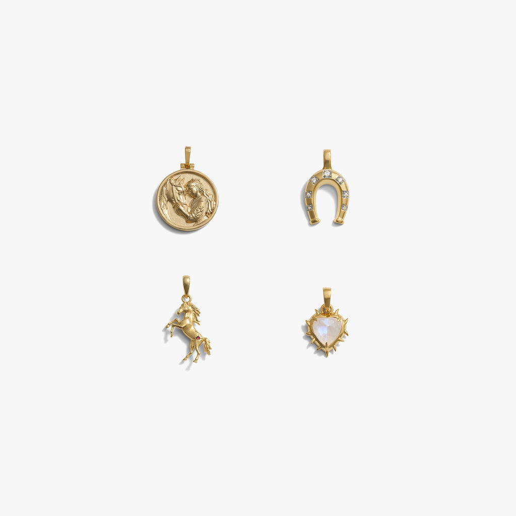 Awe Inspired Pendants 14K Gold Vermeil Rhiannon Charm Kit
