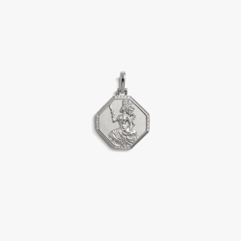 Awe Inspired Pendants 925 Sterling Silver Oshun Goddess Pendant