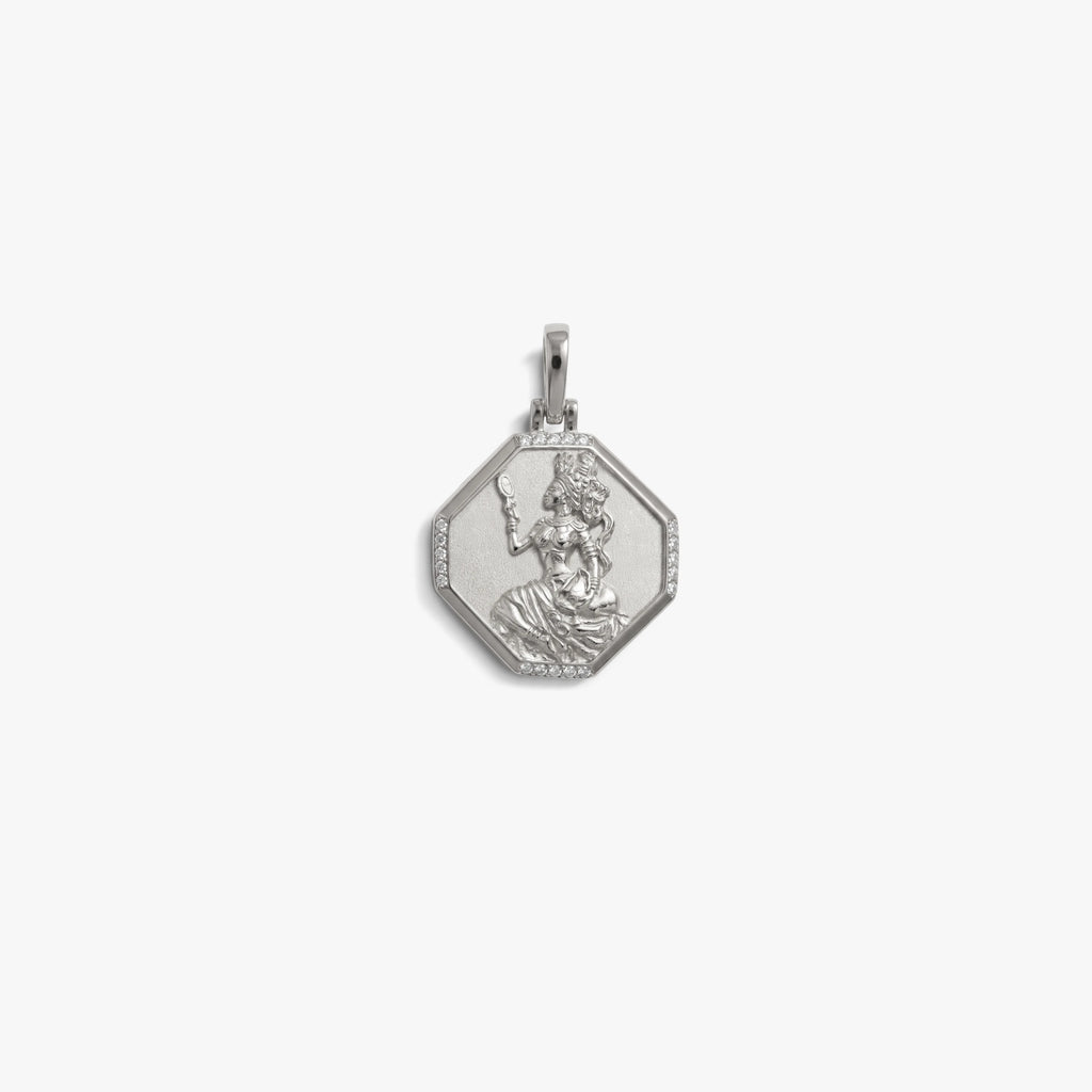Awe Inspired Pendants 925 Sterling Silver Oshun Goddess Pendant
