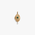Awe Inspired Pendants 14K Gold Vermeil Lover's Eye Locket