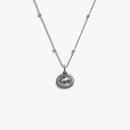 Awe Inspired Necklaces 925 Sterling Silver / Taurus / 16'' - 18'' Zodiac REDO Necklace