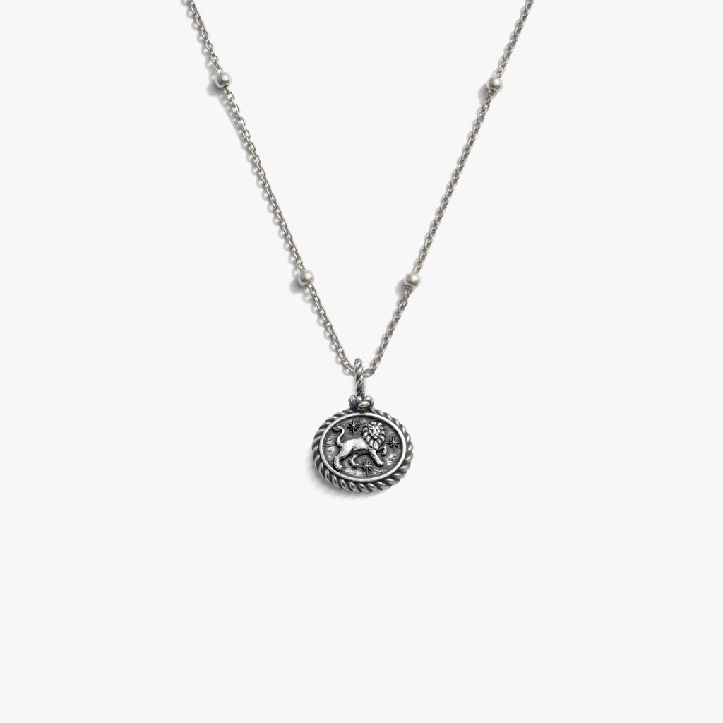 Awe Inspired Necklaces 925 Sterling Silver / Leo / 16'' - 18'' Zodiac REDO Necklace