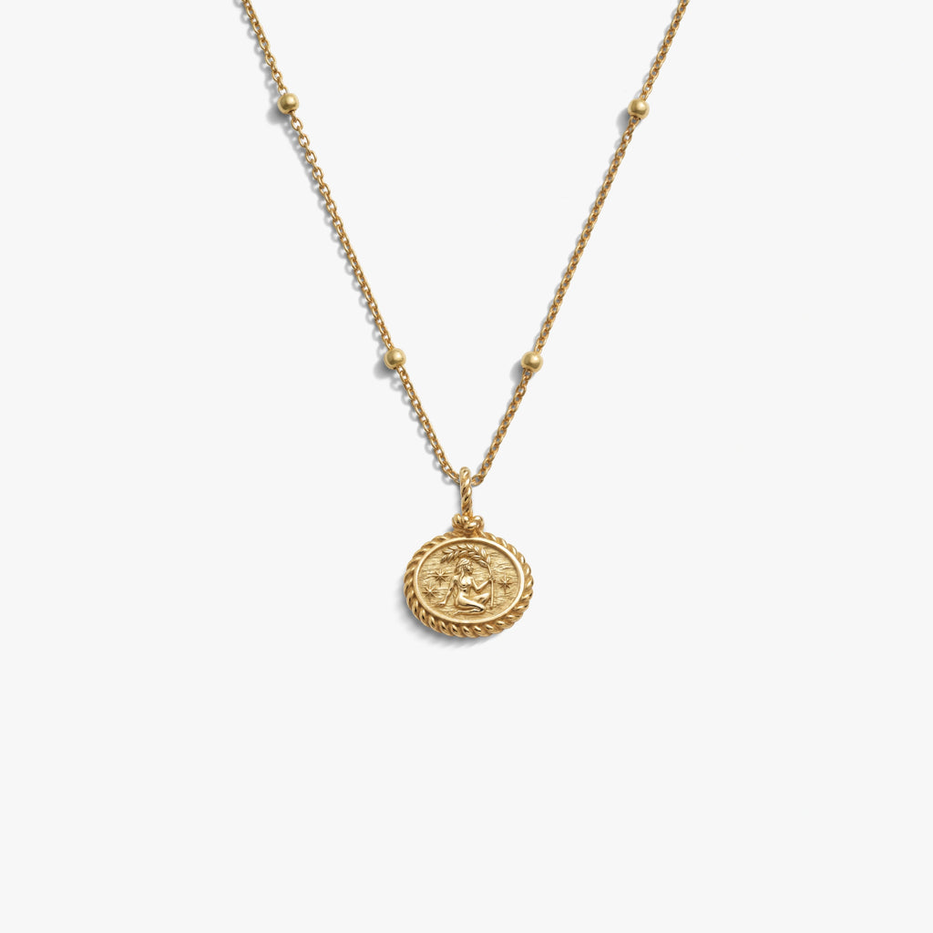 Awe Inspired Necklaces 14K Gold Vermeil / Virgo / 16'' - 18'' Zodiac REDO Necklace