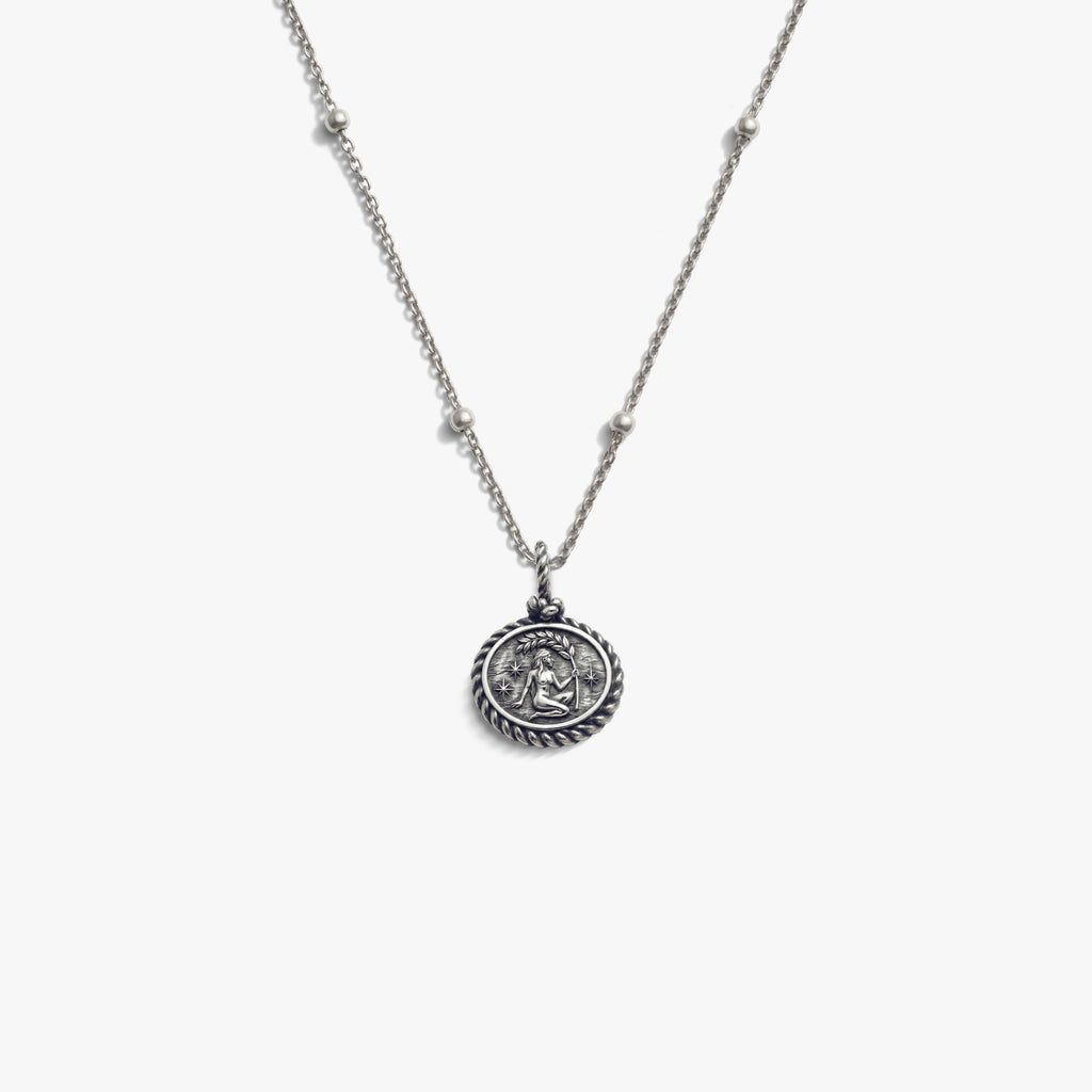 Awe Inspired Necklaces 925 Sterling Silver / Virgo / 16'' - 18'' Zodiac REDO Necklace