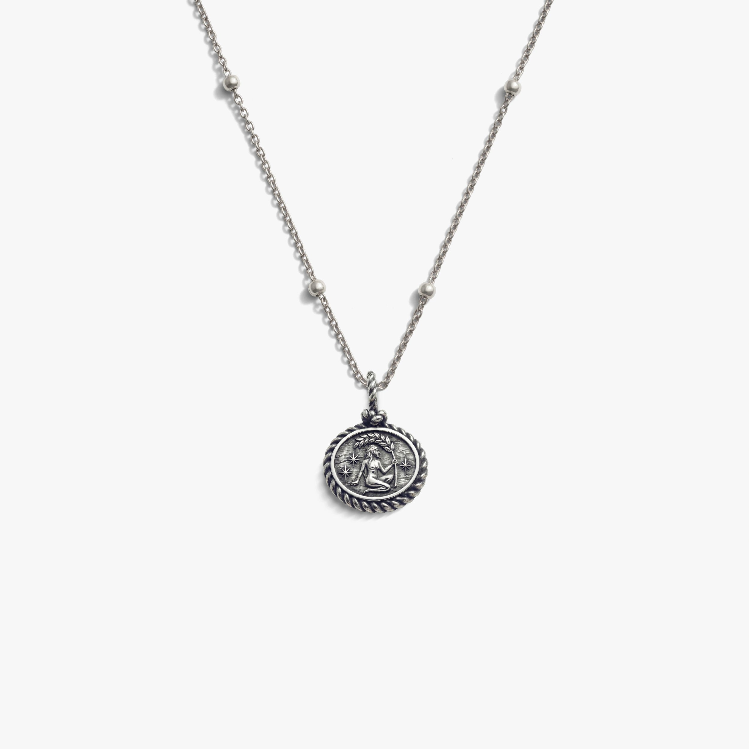 Awe Inspired Necklaces 925 Sterling Silver / Virgo / 16'' - 18'' Zodiac REDO Necklace