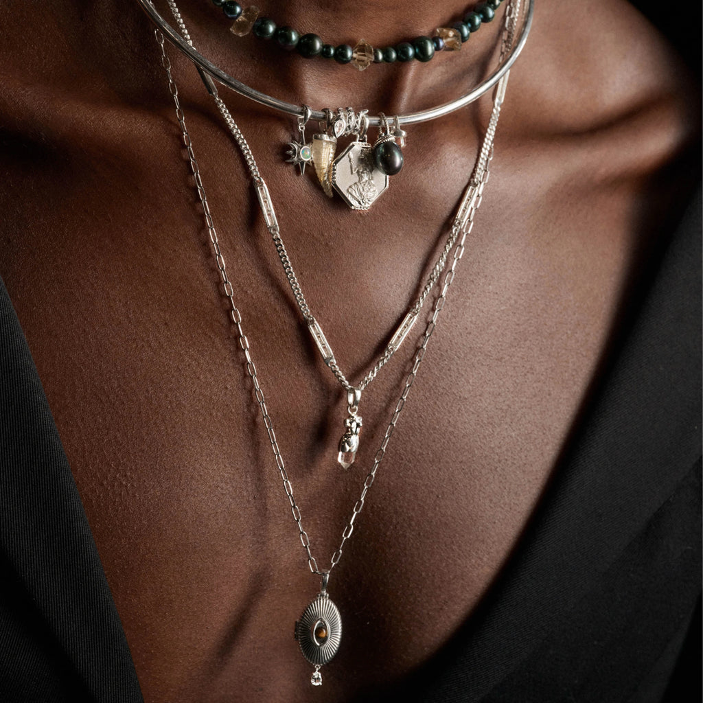 Awe Inspired Pendants Quartz Classical Bust Pendant