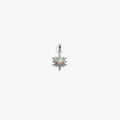 Awe Inspired Pendants 925 Sterling Silver Opal Triple Moon Pendant